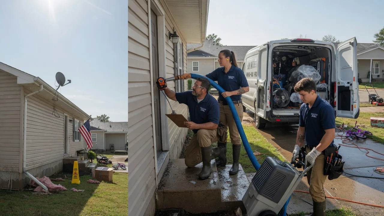 Ceiling Water Damage Restoration in Laurel, NE near me